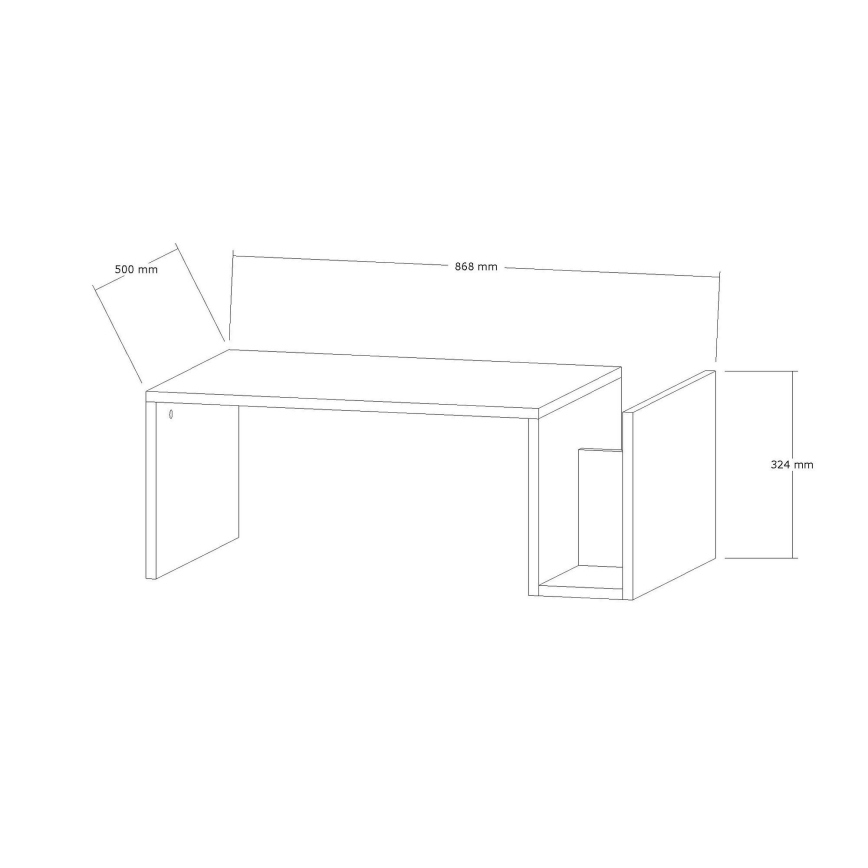 Žurnālgalds MONEL, marmora dekors, bēšs
