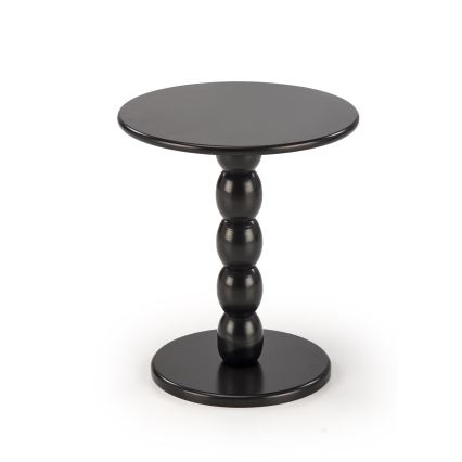 Žurnālu galds CIRILA Ø 40 cm, melns