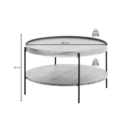 Žurnālu galds FURNI ozols